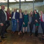 Bastian Lange, Markus Rupprecht Bernd Neubacher Nathalie Richert Irina Clemens Antonia Kögler Birgit Hass Astrid Kramer FINFLUENCER TREFFEN - DEUTSCHE BÖRSE