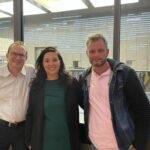 Markus Hill Birgit Hass Martin Utschneider beim Finfluencen_Deutsche_Börse_Finfluencer_Circle_Event_No3