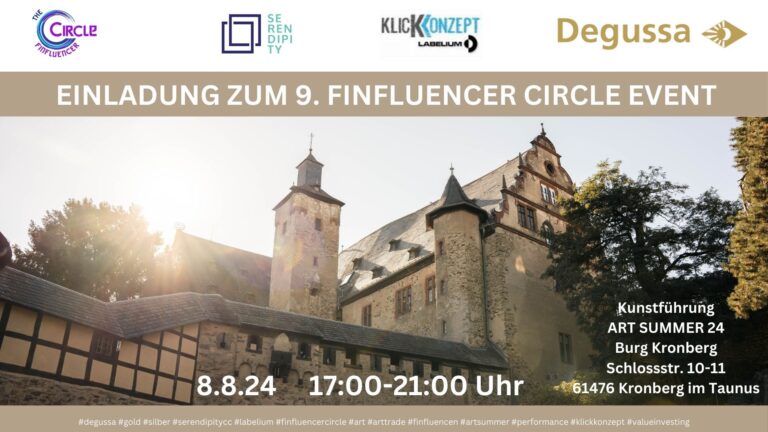 Finfluencer Circle Treffen No. 9 Art Summer 8.8.24 by Philipp Schäfer