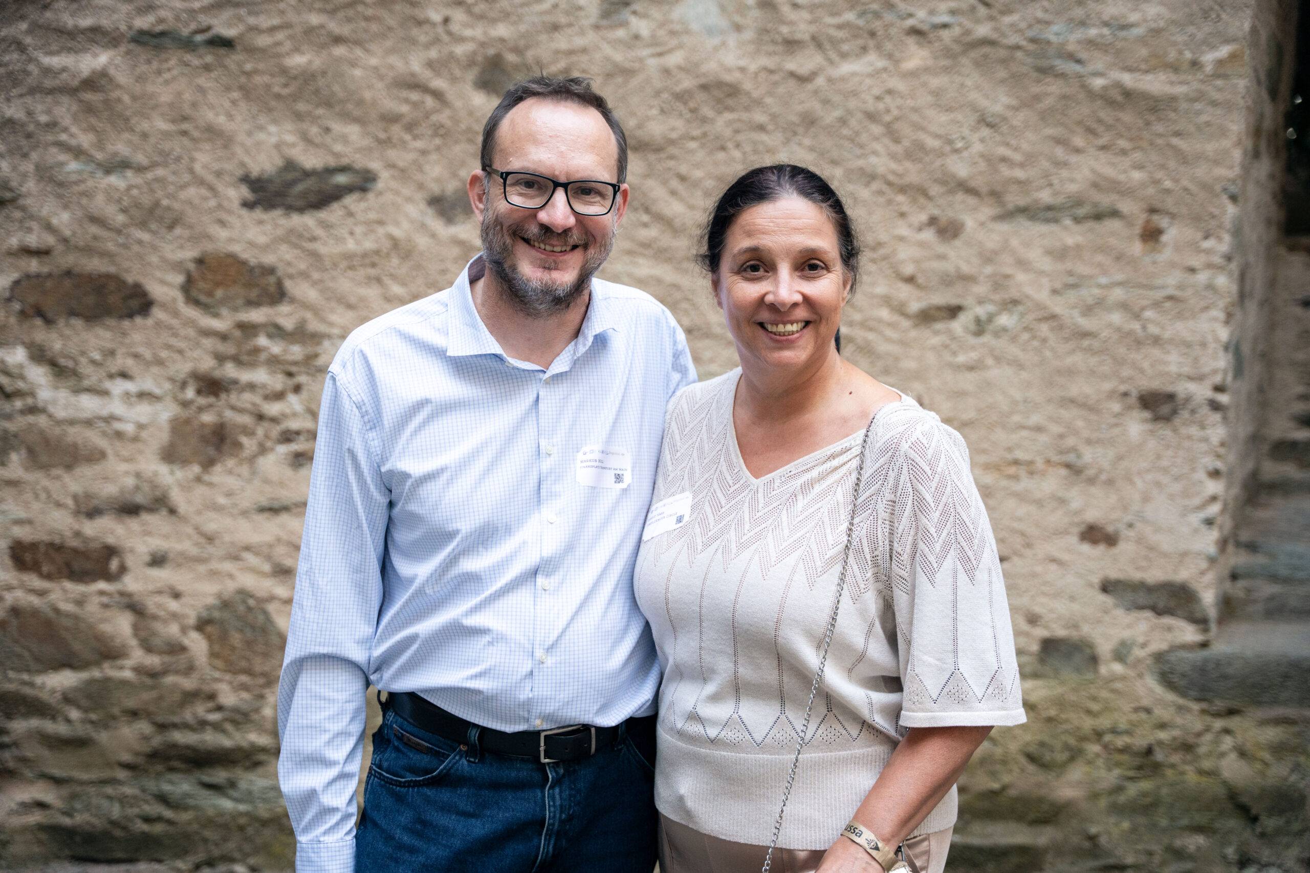 Markus Hill und Birgit Hass rocken den Finanzplatz Frankfurt