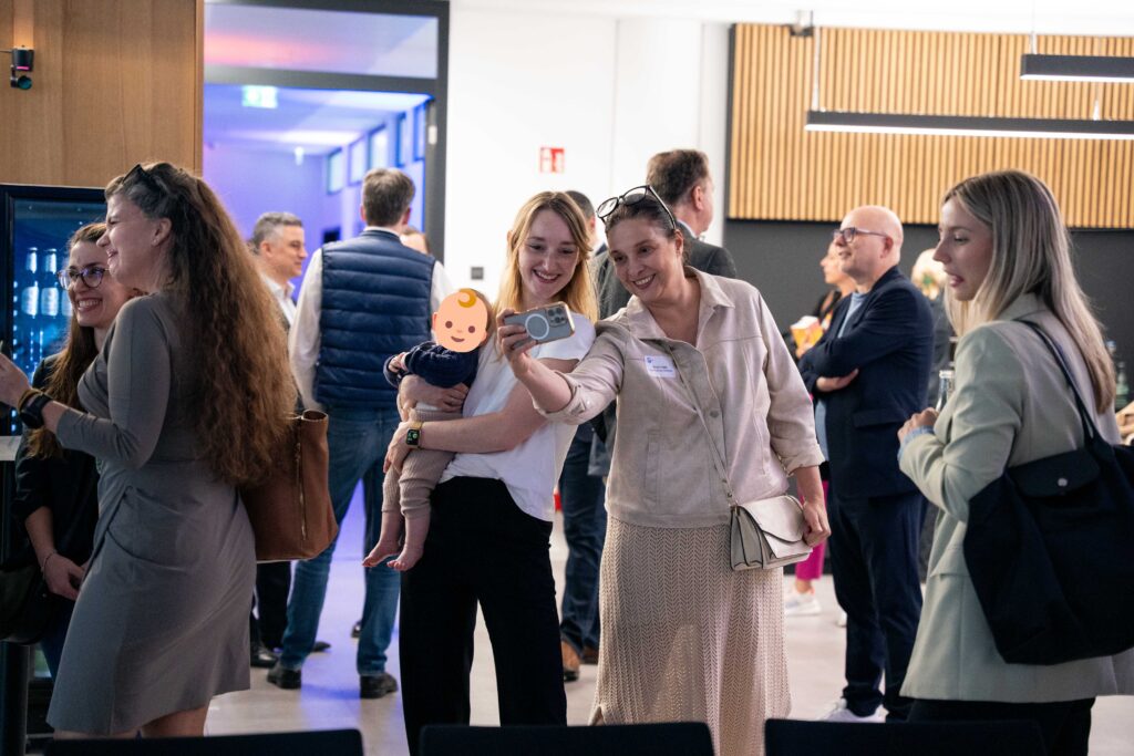 Birgit Hass und Jeanine Morina von der ING beim 13 Finfluencer Circle