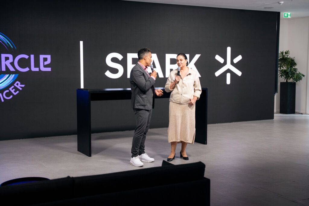 Birgit Hass und Patrick Dewayne beim Finfluencer Circle No. 13
