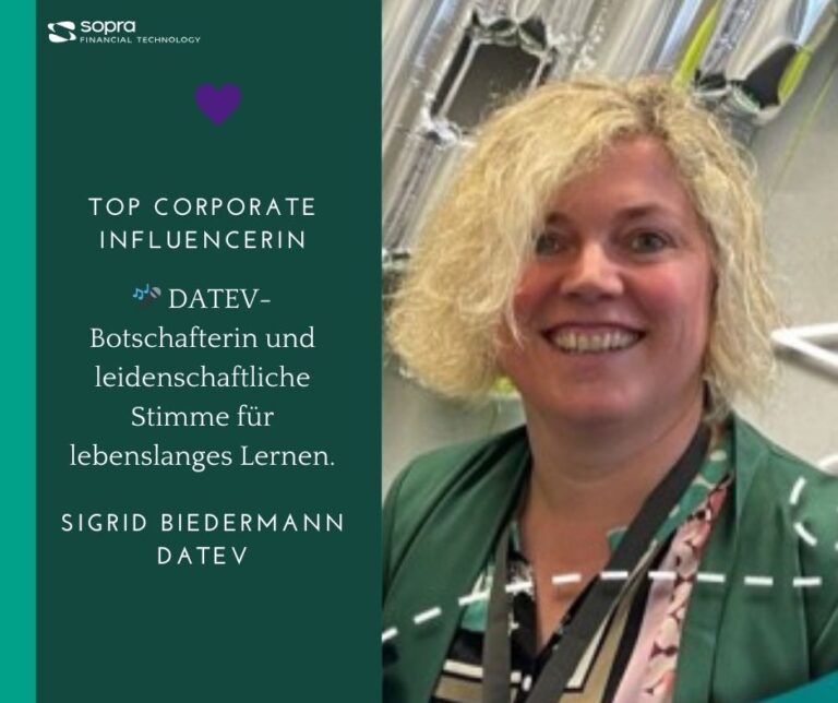 Sigrid Biedermann zu Gast bei Sopra Financial Technology im Corporate Influencer Club (1)