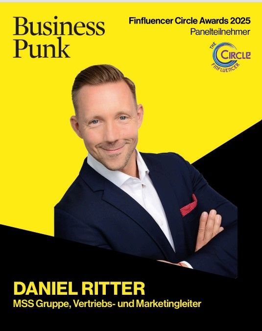 Daniel Ritter beim Finfluencer Circle Award