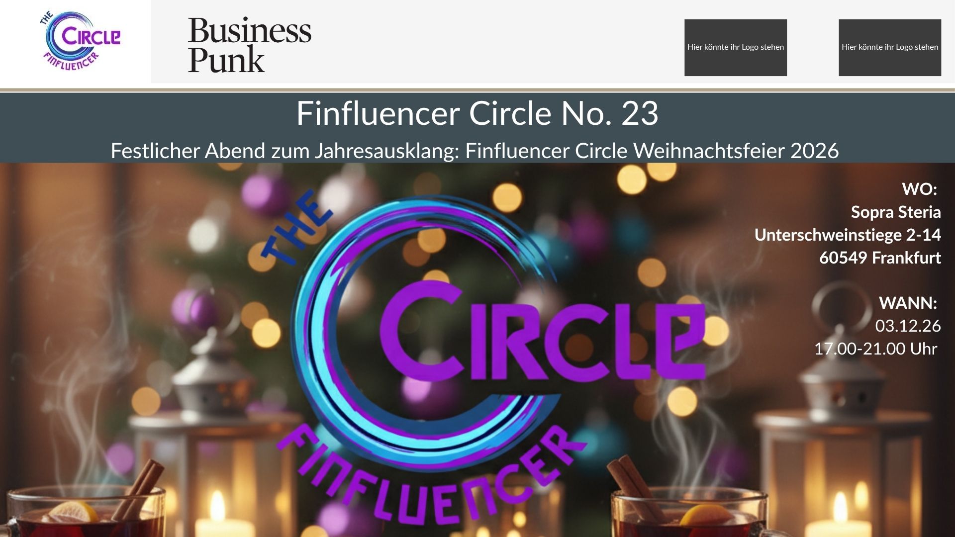 Finfluencer Circle xmas Feier 2026