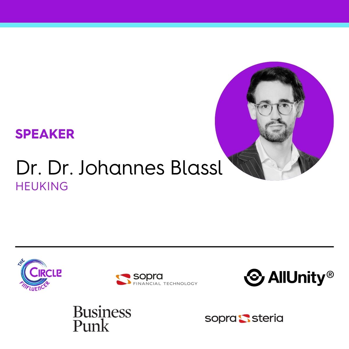 Dr. Dr. Johannes Blassl beim Finfluencer Cirle No. 20