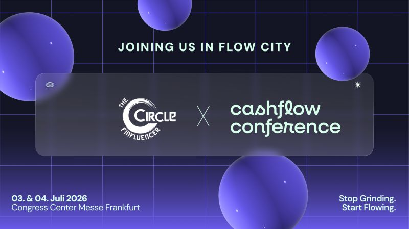 Cashflow Conference Cooperation mit Finfluencer Circle