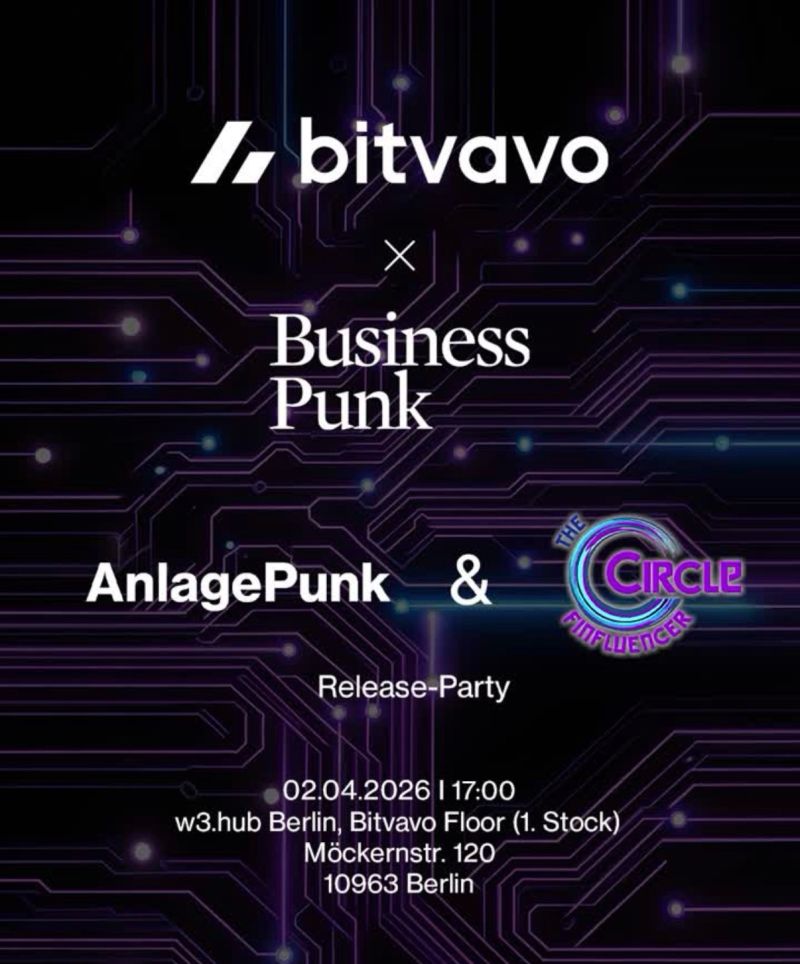 Finfluencer Circle Flash Talk bei der Business Punk Anlage Punk Release Party mit Ankündigung der Kooperation