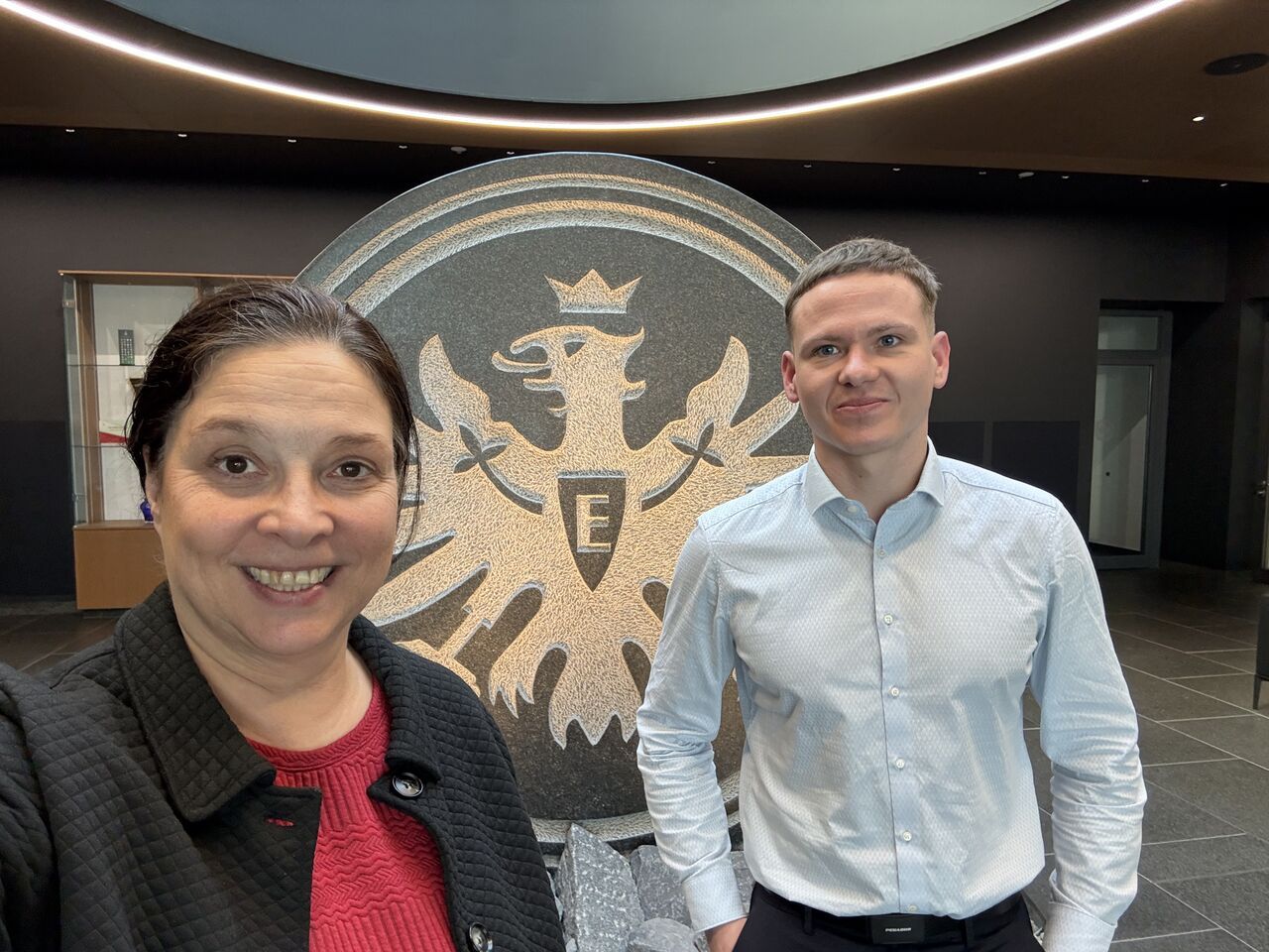 Birgit Hass und Felix Fuhrig Eintracht Frankfurt