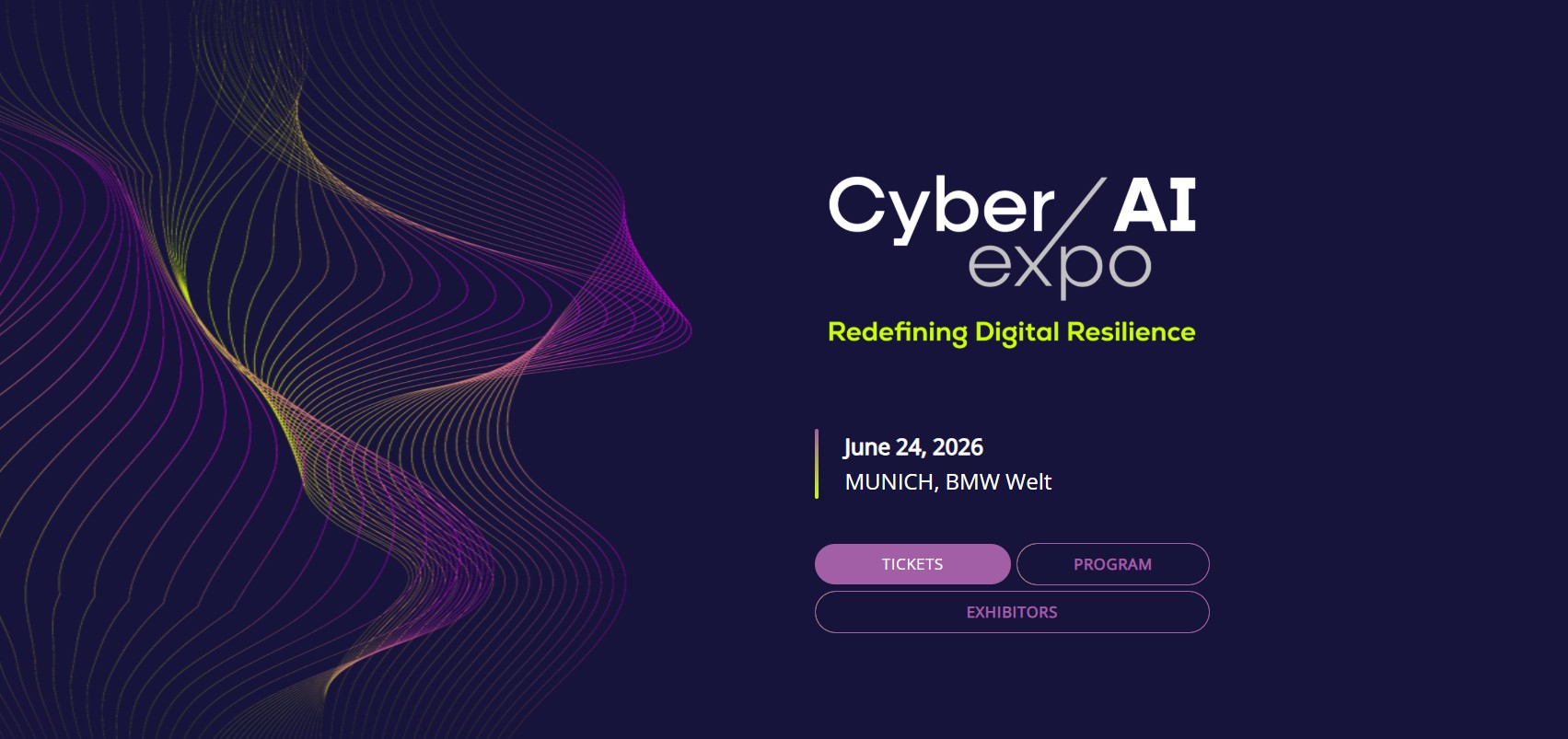Cyber / AI expo Redefining Digital Resilience